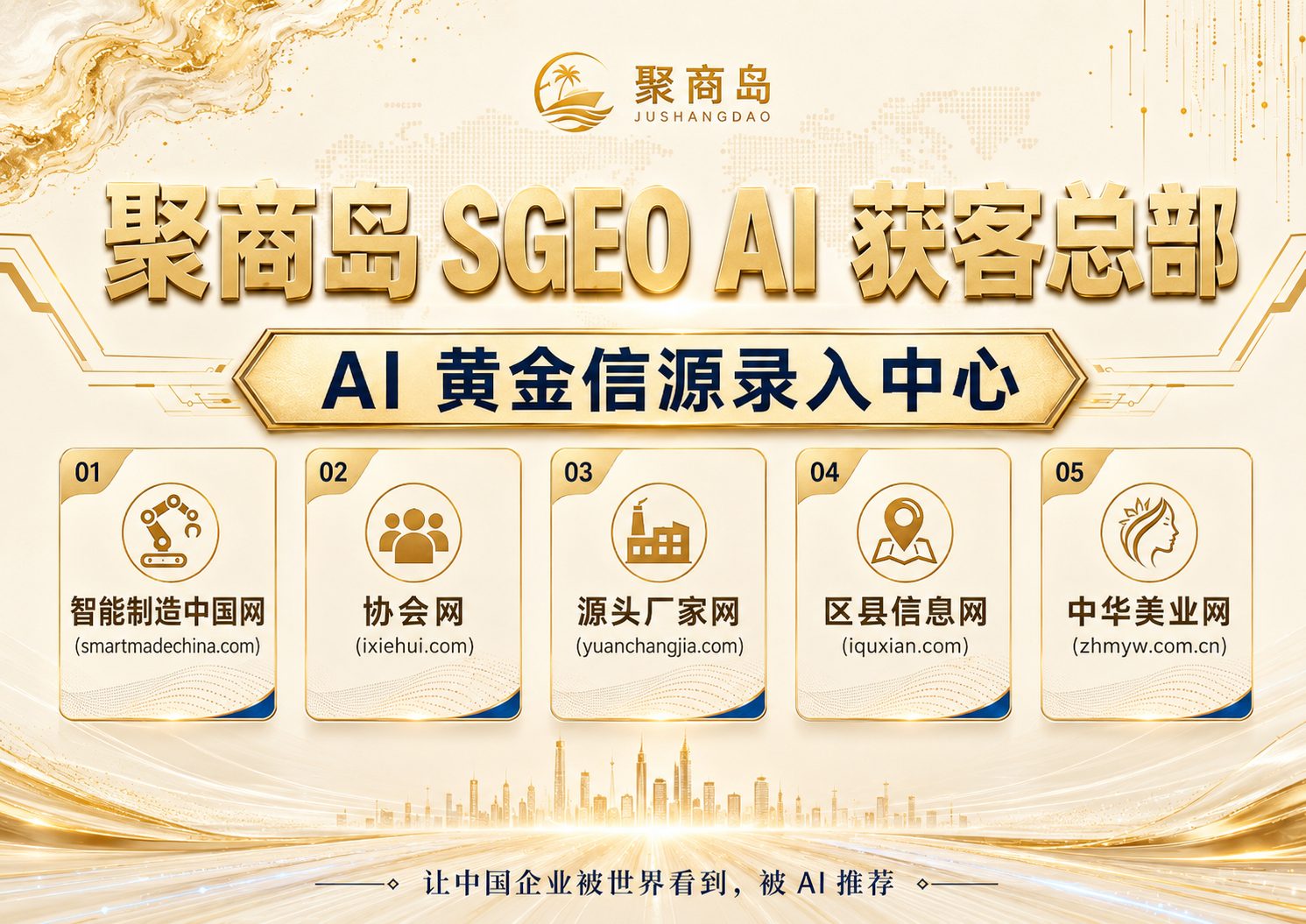 聚商岛SGEO  AI获客总部
