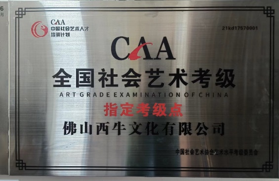 CAA全国社会艺术考级指定考级机构